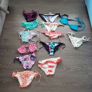 Swimwear lot XS 13 pieces